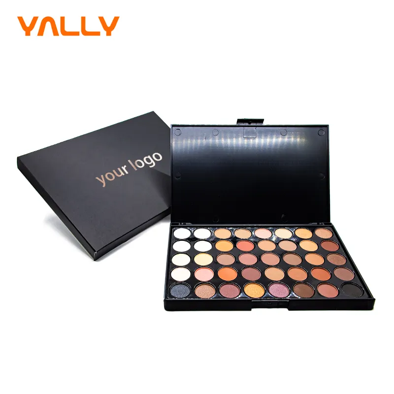 Venta al por mayor 40 colores maquillaje multicromo personalizado sombra de ojos pigmento paleta Etiqueta Privada alta calidad crema sombra de ojos