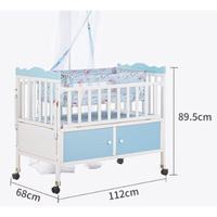 Parc de jeu portable JINS pour enfant, lit de voyage pour bébé, parc de jeu avec porte latérale, berceau en bois pour bébé