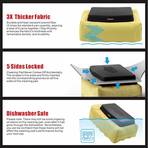 Brosse de nettoyage pour barbecue en acier inoxydable avec logo personnalisé, robuste, brosse à fil pour nettoyer les grilles avec grattoir pour les barbecues d'extérieur - Product Image 4