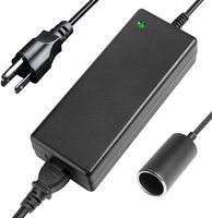 Adaptateur secteur 12V 5A 60W AC/DC, convertisseur de prise allume-cigare 100-240V vers 12V pour réfrigérateur de voiture, réfrigérateur portable