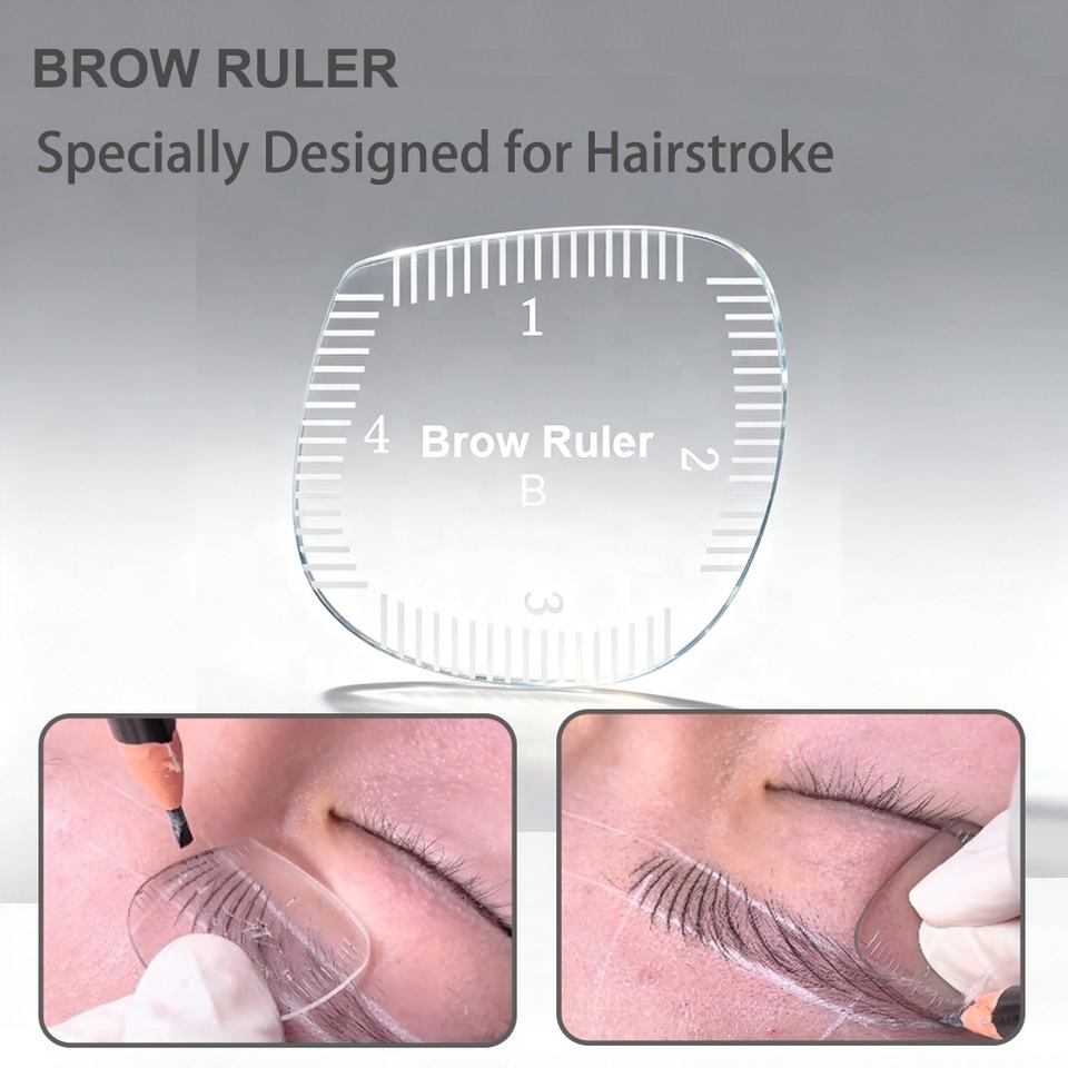 Complete Pro Brow Mapping Ruler Hair Stroke Brow Mapping Ruler - Precision & Durability