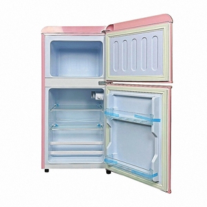 Réfrigérateur rétro pour la maison, congélateur supérieur, réfrigérateur à double porte, réfrigérateur rétro - Product Image 6