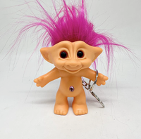Poupée indienne moche poupée Troll rétro en PVC des années 80 poupée nostalgique cheveux longs jouet de cheveux magique décompression jouet personnalisé