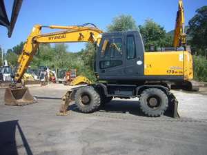 Pelleteuse HYUNDAI 170w-7 originale d'occasion, chenille de 20 tonnes avec composants centraux-Roulement de boîte de vitesse de moteur de pompe à moteur - Product Image 2