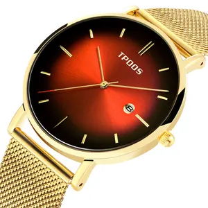 Promotional wholesale cheap custom wrist watch quartz watches men