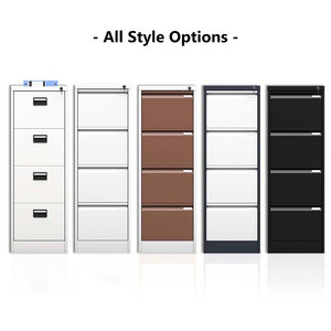 Gõ xuống tài liệu tối giản lưu trữ thấp A4 tập tin treo văn phòng thép kim loại dọc <span class=keywords><strong>4</strong></span> ngăn kéo tủ hồ sơ - Product Image 2