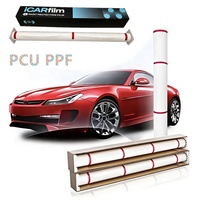 فيلم حماية طلاء السيارة PCU PPF لامع بسمك 7.5 مل، ذاتي الإصلاح، مقاوم للاصفرار، قوي الالتصاق، فيلم PPF مطفي