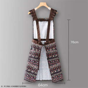 ผ้ากันเปื้อนปักโลโก้ตามสั่งสำหรับผู้หญิง รุ่นใหม่ปี 2026 ผ้าฝ้ายแท้ สไตล์เรโทร ลายชาติพันธุ์ สำหรับ<span class=keywords><strong>ทำ</strong></span>ขนม โรงงาน ครัวเรือน <span class=keywords><strong>ทำ</strong></span><span class=keywords><strong>อาหาร</strong></span>ที่บ้าน ฤดูร้อน เนื้อผ้าบาง - Product Image 4