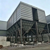 Collecteur de poussière industriel à jet pulsé cyclonique à économie d'énergie, moteur à efficacité de purification de 99,9 %, contrôlé par PLC, collecte complète de la poussière