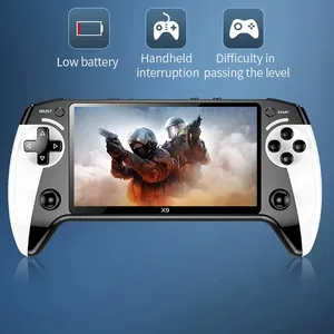 Console de jeu portable rétro X9 <span class=keywords><strong>Saker</strong></span>, écran IPS HD 5,5 pouces 480x854, batterie 1500 mAh, plus de 20000 jeux classiques, connexion TV - Product Image 6