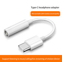 Adaptateur audio USB-C vers 3,5 mm avec décodage numérique, convertisseur de casque Type-C pour mobile