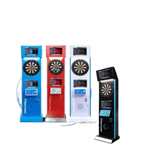 Máquina automática de dardos pequena, tabuleiro eletrônico com máquina de jogos de arcade a fichas