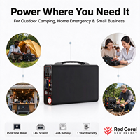 Generator Tenaga Surya Portabel Tahan Air untuk Aktivitas Luar Ruangan, Pembangkit Listrik Mobile untuk Penerangan LED, Transfer Energi AC-DC