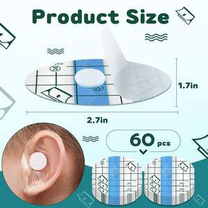 Cubiertas para los oídos del bebé para el baño Tapones de protección para los oídos impermeables para nadar Niños - Product Image 2