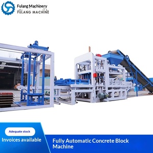 Machine automatique hydraulique QTF4-18 pour la fabrication de briques non cuites, ligne de production de briques colorées, de briques creuses et de briques standard - Product Image 1