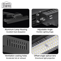 Éclairage LED anti-éblouissement pour terrains de pickleball, tennis et cricket, SMD ROHS IP66, garantie 5 ans, haute luminosité