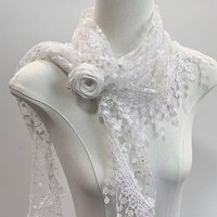 Foulard de taille ajouré en dentelle avec pompon fleur rose, triangle enveloppant la taille, sous-jupe superposée, foulard de hanche, streetwear, danse jazz