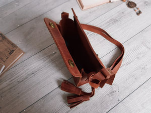 Sac bandoulière en cuir souple pour femme, sac à main fait main, pochette, petit sac bandoulière, cadeau pour femme - Product Image 4