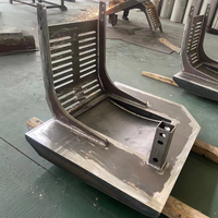 Service d'usinage CNC, fabrication sur mesure de tôles métalliques robustes, soudage, support de montage, cadre pour équipement industriel