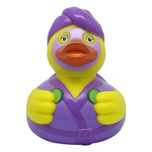 Patitos de Goma Personalizados para Baño, Surtidos con Diseños de Dentista, Enfermera, Carreras y Corazones, para Bebés - Product Image 1