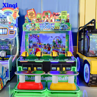 Machine d'arcade vidéo d'intérieur 4 joueurs à prix d'usine, machine de jeu d'arcade de tir aquatique à monnayeur pour enfants