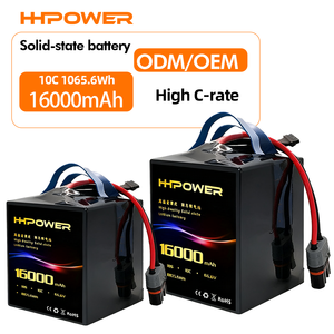 HHPOWER 22.2V 66.6v <span class=keywords><strong>6S</strong></span> 12S 18S 16000mah Drone <span class=keywords><strong>22000mah</strong></span> 23000 24000mah Drone için 40000mah yarı katı hal Lipo İha pil - Product Image 4