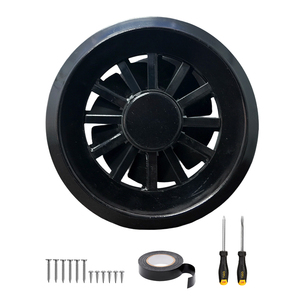 Diffuseur d'air tourbillonnant en aluminium réglable OEM ODM pour CVC, grille motorisée murale au design industriel moderne - Product Image 4
