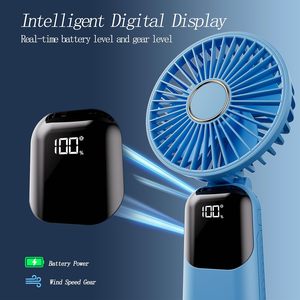 2025ขายดีพัดลมระบายความร้อนขนาดเล็กแบบพับได้1200มิลลิแอมป์ต่อชั่วโมงพัดลมขนาดเล็กพกพาแบบชาร์จไฟได้สำหรับใช้ในรถ5ระดับ - Product Image 4