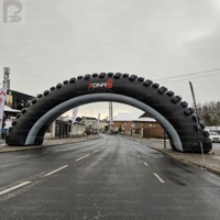 Arche gonflable géante personnalisée avec logo, pour départ/arrivée de course, publicité, modèle gonflable pour compétitions sportives/événements cyclistes