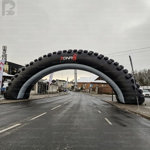 Arche gonflable géante personnalisée avec logo, pour départ/arrivée de course, publicité, modèle gonflable pour compétitions sportives/événements cyclistes - Product Image 1
