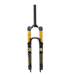 <span class=keywords><strong>Horquilla</strong></span> delantera de bicicleta de montaña de aluminio auténtico Markawi, amortiguación neumática de 34mm, carrera de 130mm, bicicletas de carretera de liberación rápida de alta resistencia - Product Image 6