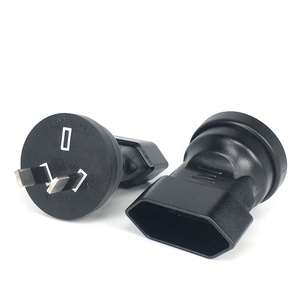 Adattatore da Spina Europea a Spina Australiana 2.5A, Spina Semi-isolata <span class=keywords><strong>con</strong></span> Due Fori Obliqui, Presa e Spina Industriali - Product Image 1
