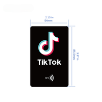ISO-Größe PVC-Bewertungskarte NFC-Karte NTAG215 NFC-Chip QR-Code für Mitgliedschaft und Social-Media-Sharing