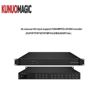 Codificador de Video para Transmisión en Vivo HD MI IP, 8, 16, 24 Canales, H264 H265, CATV Headend, para TV por Cable Digital, Montaje en Rack