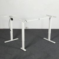 MUCHEN Bureau ergonomique de haute qualité, réglable en hauteur, électrique, assis sur pied, avec moteur unique, table de bureau pour patron