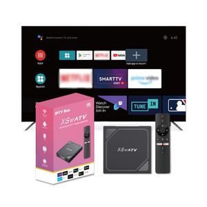 XS97 OEM ODM Android 10 h313 dual WiFi 2,4g 5g Quad Core 2GB RAM 16GB ROM <span class=keywords><strong>Smart</strong></span> Android TV box - Product Image 1