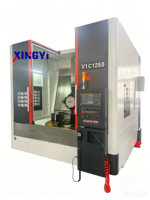 Torno CNC vertical de servicio pesado VTC1250CNC con estructura de transmisión por engranajes y rieles guía de acero para mecanizado de bujes de brida grandes