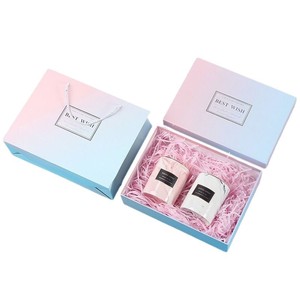 Recycled Materials Square Gradient Color Gift Box Heaven and Earth Cover Creative Gift Packaging Box for Valentine's Day - Product Image 6