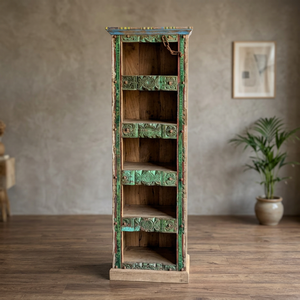 La Mejor Colección de Estantes de Almacenamiento de Madera Vintage Hechos a Mano, Estante de Exhibición, Estantería para Libros, Arte Antiguo del Himalaya - Product Image 5