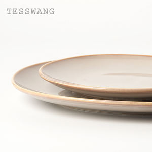 Set di Stoviglie in Ceramica di Lusso Retrò, Piatto per Bistecca, Piatto Creativo per Zuppa, Ciotola, Piatti e Ciotole in Ceramica - Product Image 5