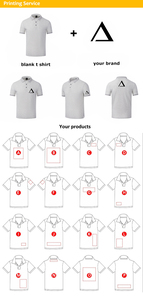 Tùy Chỉnh In Cotton Có Cổ Ngắn Tay T-Shirts Mỏng Phù Hợp Cho Polo Đồng Phục Thêu Logo Nhà Máy Workwear Dệt Kim - Product Image 6