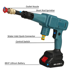 Pistolet à <span class=keywords><strong>eau</strong></span> haute pression sans fil 21V 36BAR, lave-auto portable, <span class=keywords><strong>pompe</strong></span> Parkside, pistolet de lavage pour batterie <span class=keywords><strong>Makita</strong></span> - Product Image 4