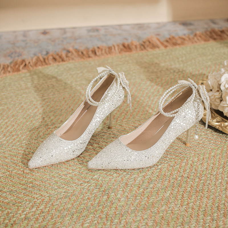 Argento / tacco 7 cm