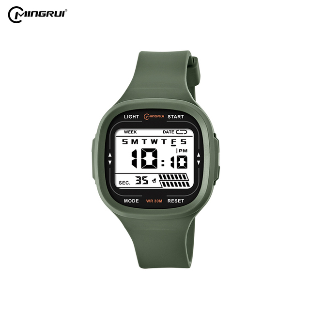 New Arrival Fashion Outdoor Unisex Luminous Calendar Chronograph Waterproof Sport Digital Watches