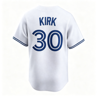Maillot de baseball américain de la meilleure qualité # 27 Guerrero Jr # 7 Okamoto # 30 Kirk Personnalisable et brodé