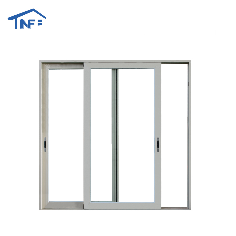 3 Tracks 4 Panels Patio Aluminum Sliding Door With Fly Screen · image 3