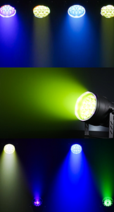 Apparecchiature di illuminazione professionale per palcoscenico di nuovo Design 19 pz * 15w RGBW4IN1 DMX Focus lampada Par Light - Product Image 6
