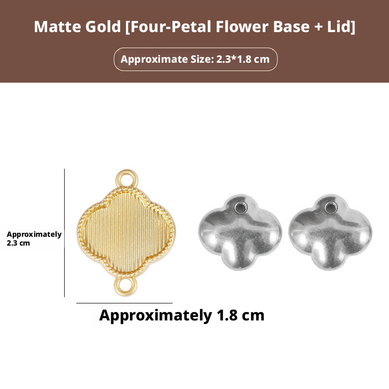 Dumb gold [Small four petal flower base embryo+lid]