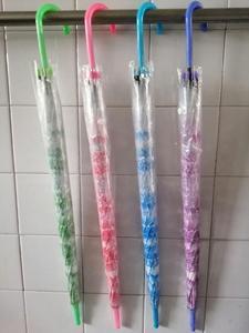 Factory Promotion <strong>clear</strong> Transparent Umbrella Princess Flower Japan Sakura Umbrella Parasol Low Price Nice Umbrelle for Girl - Product Image 6