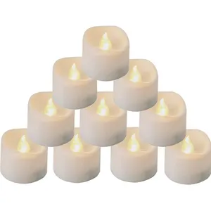Bán sỉ homemory dẫn đèn trà-Homemory Battery Tea Lights with Timer, 6 Hours on and 18 Hours Off in 24 Hours Cycle Automatically Pack of 12 Timing LED Candle